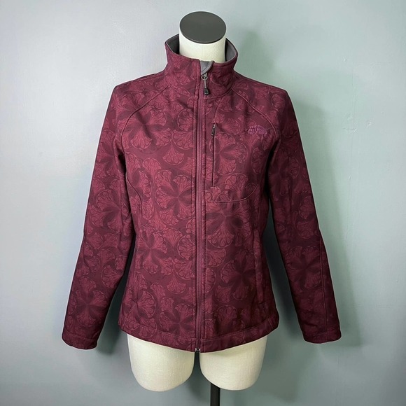 The North Face Apex Bionic Jacket Bordeaux Burgundy Style AMVXCM7 Womens Size M - Picture 1 of 16